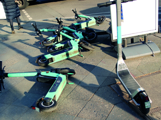 Hier gelangen Sie zum Bereich E-Scooter.